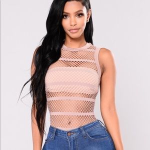Fashion Nova Spread The Word Fishnet Bodysuit